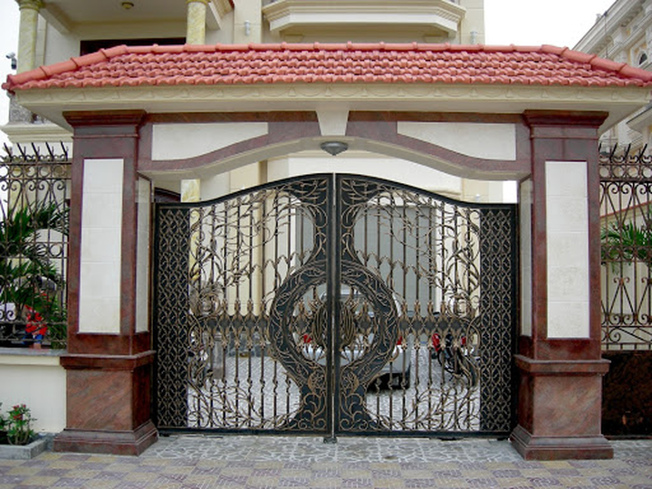  Mẫu cổng biệt thự đẹp tối giản